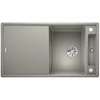 Imagine 1/7 - BLANCO AXIA III 5 S SILGRANIT GRI PERLAT cu tocător sticlă și excentric InFino