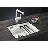 Imagine 4/9 - BLANCO ETAGON 500-U CERAMICĂ MAGNOLIA cu accesorii fără excentric