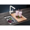 Imagine 7/9 - BLANCO ETAGON 500-U CERAMICĂ MAGNOLIA cu accesorii fără excentric