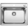 Imagine 1/6 - BLANCO LEMIS 6-IF INOX FINISAJ PERIAT cu excentric