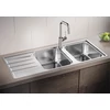 Imagine 2/6 - BLANCO LEMIS 8 S-IF INOX FINISAJ PERIAT fără excentric