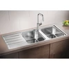 Imagine 3/6 - BLANCO LEMIS 8 S-IF INOX FINISAJ PERIAT fără excentric