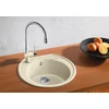 Imagine 3/7 - BLANCO RONDOVAL 45 SILGRANIT GRI PERLAT fără excentric
