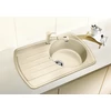 Imagine 2/7 - BLANCO RONDOVAL 45 S SILGRANIT GRI PERLAT fără excentric