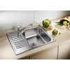 Imagine 3/7 - BLANCO TIPO 45 S MINI INOX FINISAJ NATUR fără excentric