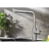 Imagine 4/10 - BLANCO LANORA-S INOX PERIAT baterie presiune joasă