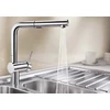 Imagine 6/10 - BLANCO LINUS-S Vario CROM baterie extractabilă presiune înaltă