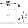 Imagine 5/6 - BLANCO CLARON 500-IF/A INOX FINISAJ SATINAT