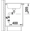 Imagine 7/7 - BLANCO TIPO 8 S INOX FINISAJ PERIAT fără excentric