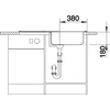 Imagine 6/7 - BLANCO TIPO XL 6 S INOX FINISAJ PERIAT cu accesorii fără excentric