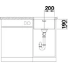 Imagine 5/6 - BLANCO ANDANO 400-U INOX FINISAJ SATINAT fără excentric