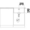 Imagine 5/6 - BLANCO ANDANO 450-U INOX FINISAJ SATINAT fără excentric