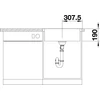 Imagine 5/6 - BLANCO LEMIS 6-IF INOX FINISAJ PERIAT cu excentric