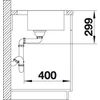 Imagine 6/6 - BLANCO LEMIS 6-IF INOX FINISAJ PERIAT cu excentric