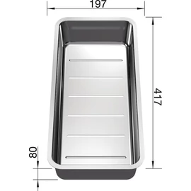 BLANCO Tavă/Cos inox pentru ANDANO