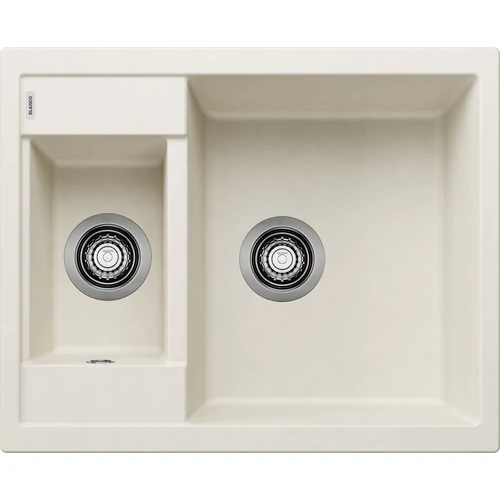 BLANCO METRA 6 SILGRANIT ALB ANTIC fără accesorii fără excentric