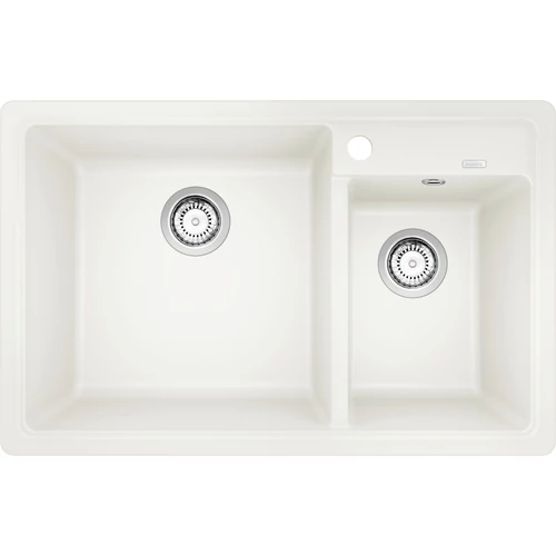 BLANCO LEGRA 8 SILGRANIT ALB fără accesorii fără excentric